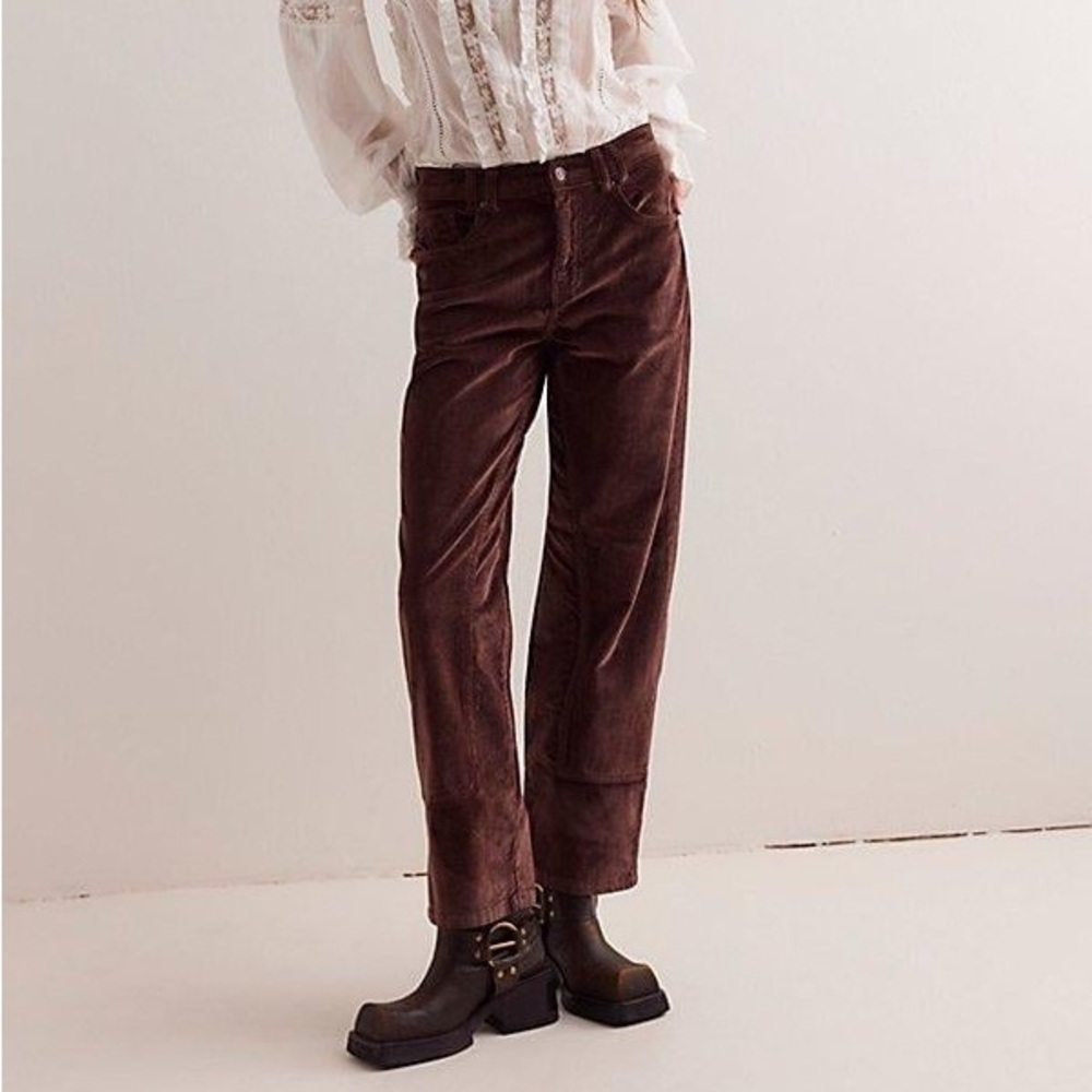 NWOT Free People Women’s We The Free Risk Taker Cord Jeans. Size 26. - Picture 4 of 8